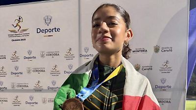 Yara Maturana conquista bronce en atletismo y México destaca en los VII Juegos Deportivos Escolares en Colombia