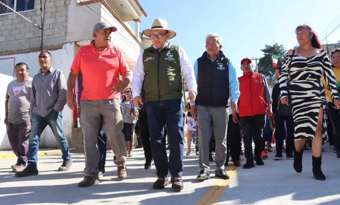 Zinacantepec impulsa el bienestar social con obras que mejoran la calidad de vida