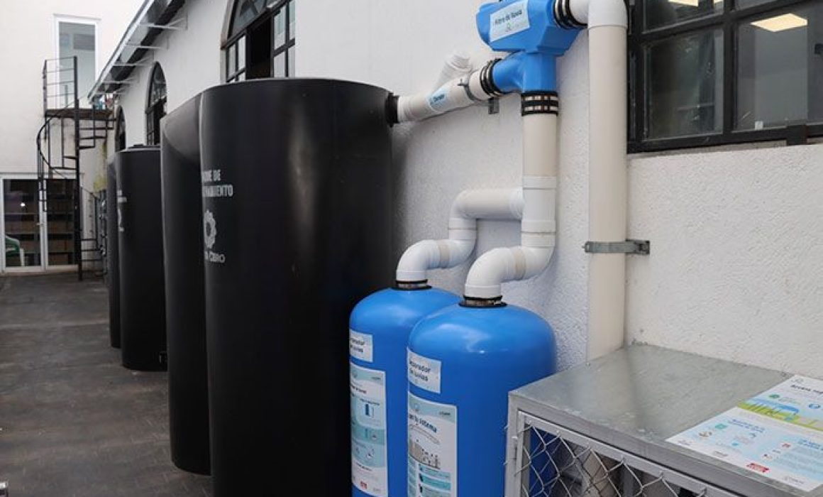 Zinacantepec promueve la sustentabilidad hídrica con innovador sistema de captación de agua pluvial