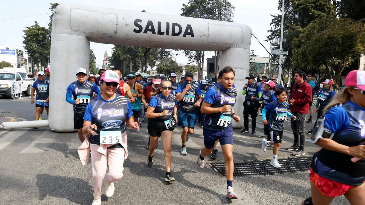 ¿ Cómo Toluca conquistó la gloria en la carrera ‘Periodistas en Movimiento 2025’? Deporte, color y un espíritu inigualable