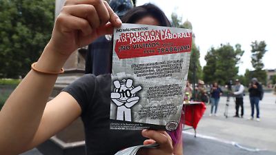  colectivos sociales del Estado de México protestan por exclusión en debate sobre reducción de jornada laboral